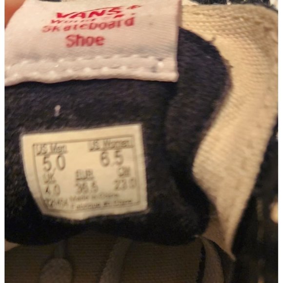 Vans Sk8-Hi Mens 5 Womens 6.5 Black White - Picture 5 of 7